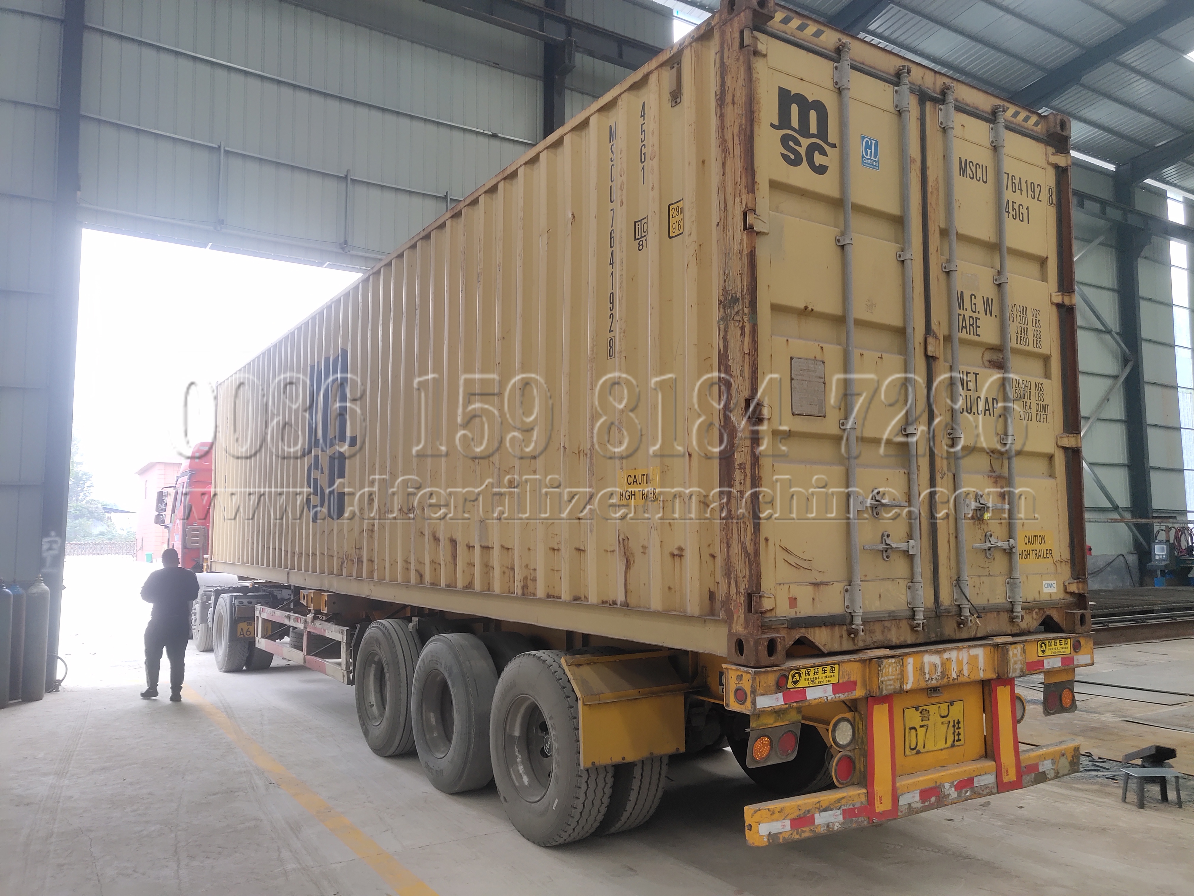 shipment-to-turkmenistan-about-npk-production-line-and-a-double-roller-granulator