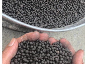 What equipment is needed for organic fertilizer production?